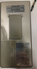 VTG Sony Watchman FD-20A Portable TV AM/FM VHF UHF Stereo -For Parts or Repair