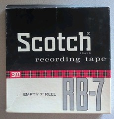 3M Scotch RB-7 Empty 7″ Magnetic Tape Take-up Reel, Free Shipping