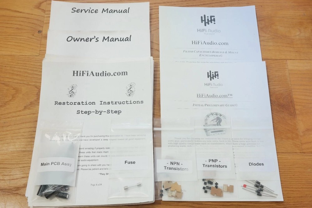 DBX 1BX III expander rebuild restoration recap upgrade kit capacitor