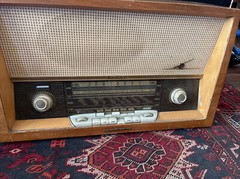 Vintage Tube 1961 Loewe Opta Hellas Truxa 6755w German radio 4 Restoration ￼￼￼