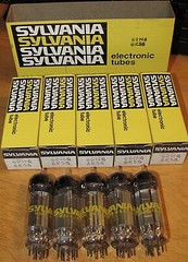 5 new Sylvania 6BN6 6KS6 tubes NOS NIB for HARMON KARDON CITATION III FM TUNER