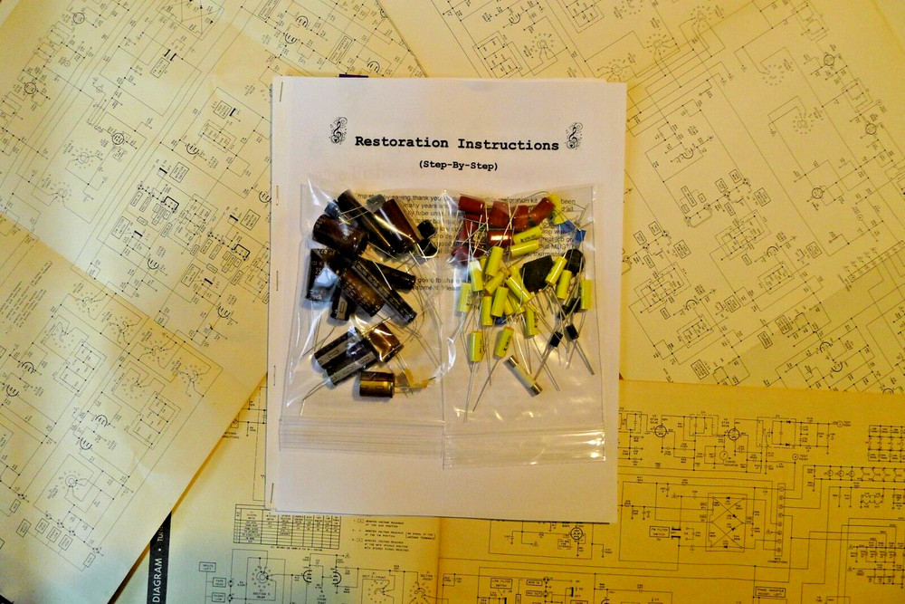 Leslie 147 restoration kit service recap capacitor upgrade rebuild