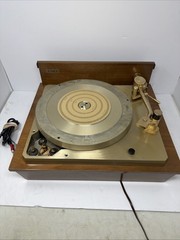 EMPIRE 598N TROUBADOR STEREO TURNTABLE- NEEDS BELT & NEEDLE VTG w/Audio Cable
