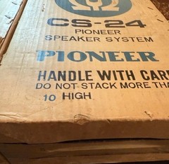 RARE NEW IN BOX Vintage Pioneer CS-24 Slimline 2 Way Speaker System See Descr