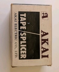 VINTAGE AKAI TAPE SPLICER – Reel to Reel Splicing Block – Original Box – Made in