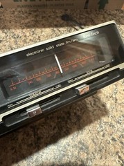 Vintage Ken-Tech R-1700, AM/FM Alarm Clock Radio. Works.