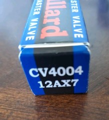 Mullard CV4004 / 12AX7 Vacuum Tube NOS 2014