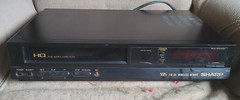 Sharp VC-A102 VCR Video Cassette Recorder VHS Player Dbl Comb Works – No Remote