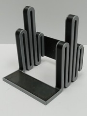 Technics SL-23 Turntable Record Display Stand – Upgraded Gray & Black Holder