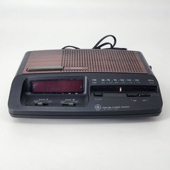 Vintage GE FM/AM Digital Clock Radio Model 7-4621A – Dual Alarm, Works – RETRO!