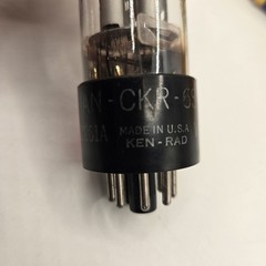 Vintage Elektronska Ken-Rad JAN-CKR 6SL7GT / VT-229 Vacuum Tube Made in USA