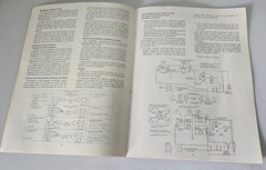 Leslie Organ Speaker 22H Original Owners Manual Service Information Schematics
