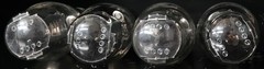 4x 1960s ZAERIX CV575 Bottom Double Plate Getter Made in Russia Amplitrex Tested