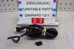 Garrard Turntable Model 1211 Line Cord & Mount. Tested Parting Out Entire 1211