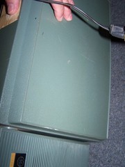 General Electric Wildcat Portable Record Player Green for Parts or repair V933p
