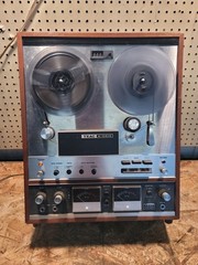 Vintage TEAC A-6010 Auto Reverse Reel-Reel For Parts or Repair Powers On AS-IS