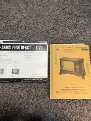 SAMS Photofact Set 1121 Aug 1970 Motorola Zenith GE TV Service Manual Lot Full