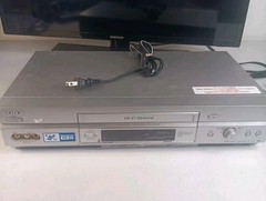 Sony SLV-N750 4-Head Hi-Fi Stereo VHS VCR Tested Working No Remote No Cables