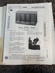 Vintage SAMS Photofact Set 1415 Emerson GE JCPenney Catalina Service Repair