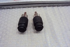 MCS Model 3245 RCA Phono Plugs Hum Eliminators. 1 Pair. Tested Parting Out 3245