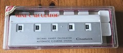 Vintage Chadwick 5-Dial Decimal Adder Handy Calculator RARE MATH COLLECTIBLE