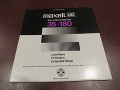 MAXELL 35-180 UD REEL TO REEL Tape 10.5″ METAL REEL