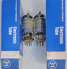 Tightly Matched Pair 6AU6A/8425 Westinghouse NOS Vacuum Tubes Triplett 3444 Test