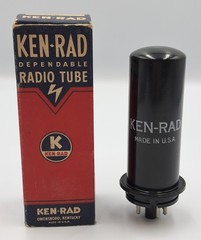KEN-RAD 6L6 VT-115A Power Vacuum Tube Tested Strong NOS IN BOX