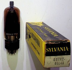 Sylvania 6BK4B Vacuum Tube Vintage NOS USA Electronic Component