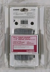 Casio TV-980 LCD Color Pocket Handheld TV – For Analog Broadcast Only New Sealed
