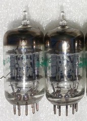 G.E JAN 12AX7WA Tubes NOS (Lot of 5pcs)