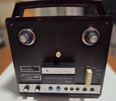 Vintage Lafayette RK-810 4-track Reel to Reel Tape Recorder circa 1967
