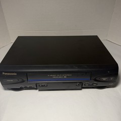 Panasonic PV-V4521 A 4-Head Hi-Fi Stereo Omnivision VHS VCR – No Remote Works