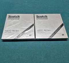 QTY 2 BRAND NEW 5R-600 Scotch Dynarange 600 ft Reel to Reel SEALED SBIN