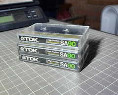 3 LOT🎧TDK SA 90 Blank CASSETTE TAPE⚡90min High (CrO2) 70us EQ Type II⭐Open Box
