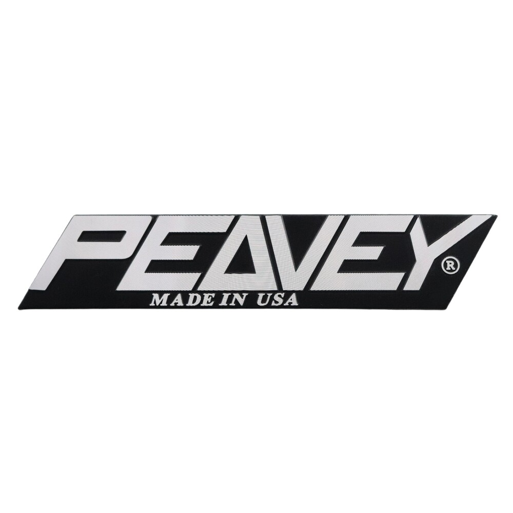 PEAVEY logo badge replacement piece Aluminum 182mm(7.16″)X36mm(1.41″)