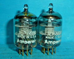 2 Amperex JEP-6688 E180F Tubes Strong