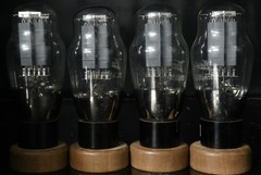 4x 1960s ZAERIX CV575 Bottom Double Plate Getter Made in Russia Amplitrex Tested