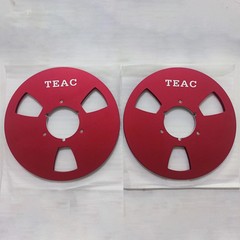 One Pair 10.5” red TEAC Tape reel High Quality Aluminum Take Up Reel…