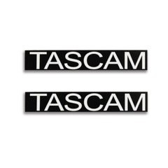 TASCAM BR-20 Tape Deck logo Badge Custom Aluminum 53.8mm(2.12″)X8.8mm(0.34″)