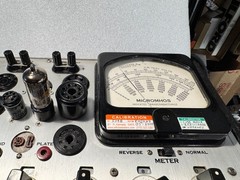 Amperex 12AX7 /ECC83 14mm Short Plate Mullard. Pair Blackburn Tests Strong (M2)