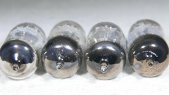 Quad (4) GE 12AX7/ECC83 Long Gray Plate Made in USA
