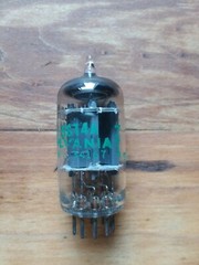 SYLVANIA JAN 5814 A 12AU7 VACUUM TUBE, TESTED SUPER BOTH SIDES