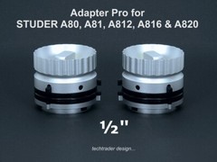 2 NAB adapters per ½ inch for STUDER A80, A81, A812, A816 & A820 machines