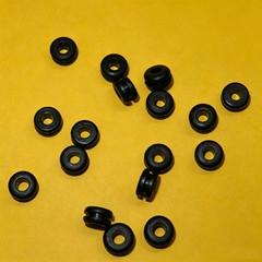 Rubber Bed Plate Grommets 10Pcs For SME 3009 3012 Series III Turntable Tonearm