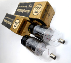 Matched PAIR NOS Westinghouse 7867 Power Output Amplifier Blk Plt Tubes Dukane