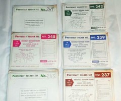 SAMS PHOTOFACT FOLDER SET LOT OF 6 RADIO / TV SERIES REPAIR GUIDES LOT # 7