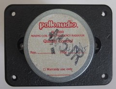 vintage Polk Audio SL2000 1″ dome tweeter 1985—for Monitor 5 jr 7 10 11T SDA SRS