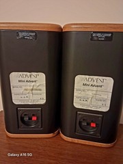 Advent Mini Advent Bookshelf Speakers Woodgrain