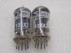 12AX7 ZAERIX MATCHED PAIR TUBE ECC83 E83CC